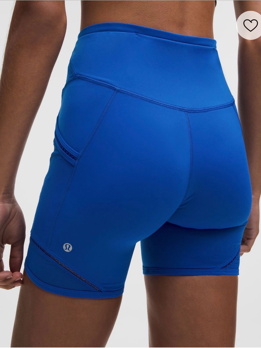 Lululemon Fast and Free High-Rise 6" Lace Trim Shorts